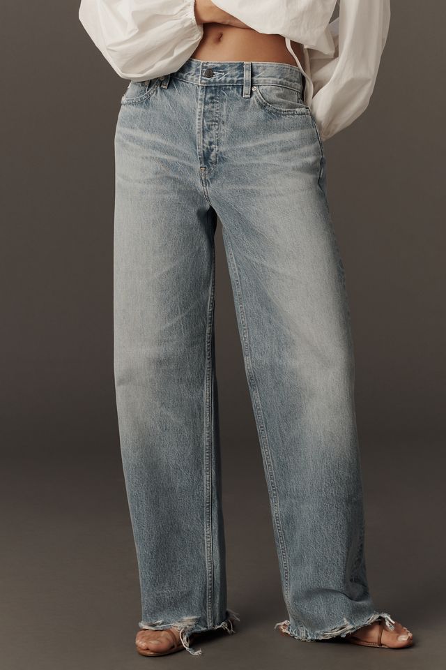 AG Billie Low-Slung Vintage Straight-Leg Jeans #2
