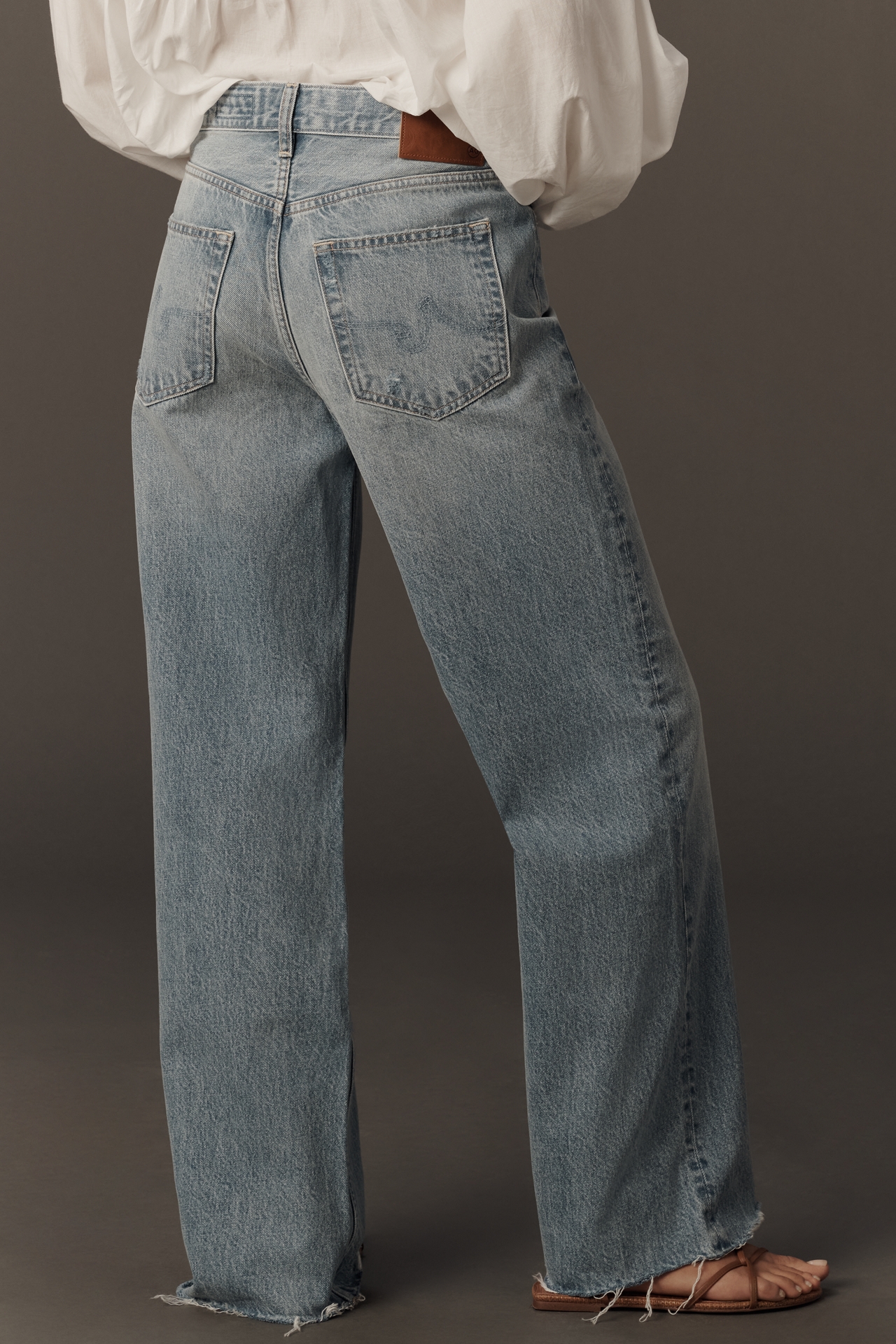 AG Billie Low-Slung Relaxed Wide-Leg Jeans