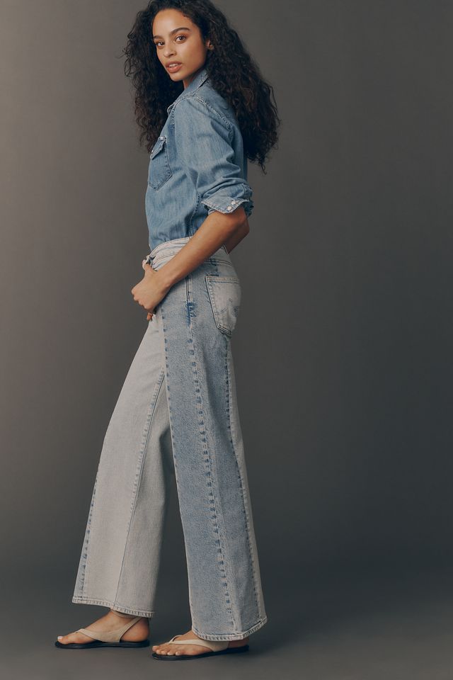 AG Saige Mid-Rise Wide-Leg Jeans #2