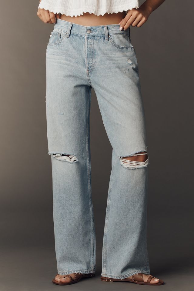 AG Billie Low-Slung Vintage Straight-Leg Jeans #1