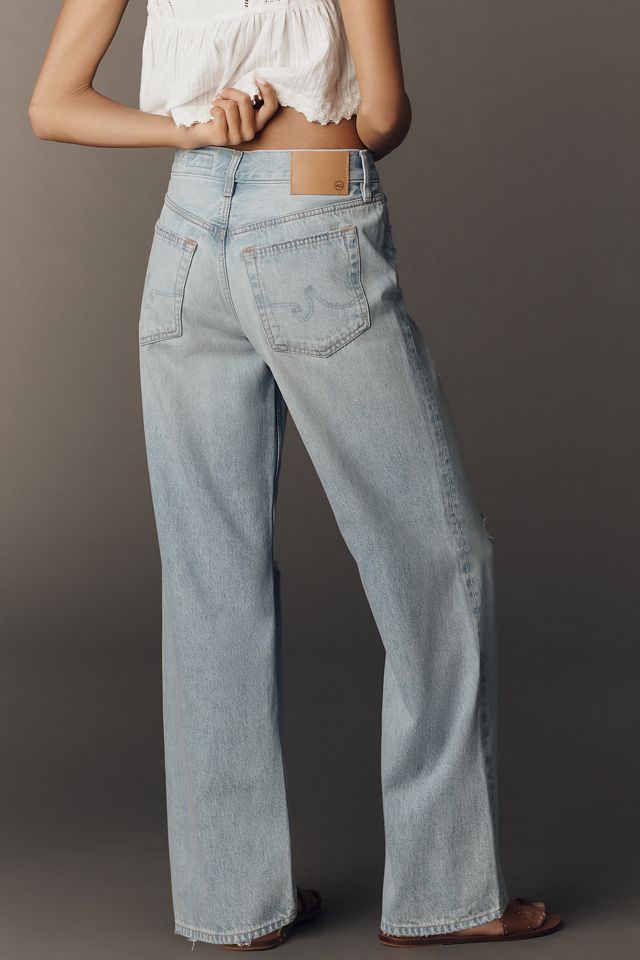 AG Billie Low-Slung Vintage Straight-Leg Jeans #2