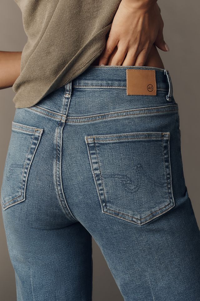 AG Brinley High-Rise Straight-Leg Jeans #2