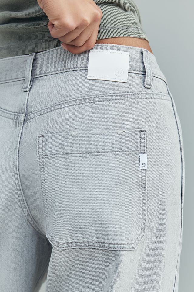 AG Cotton Mercer High-Rise Cuffed Tapered Jeans #1