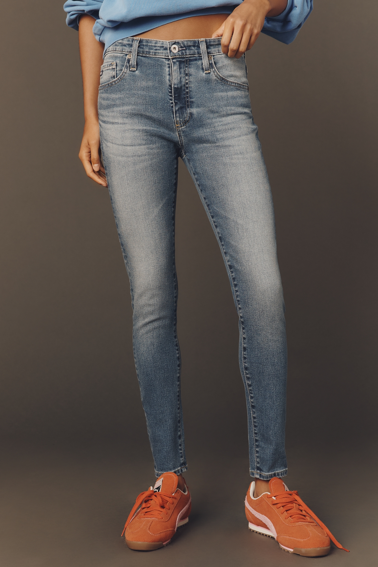 AG Farrah High-Rise Skinny Ankle Jeans