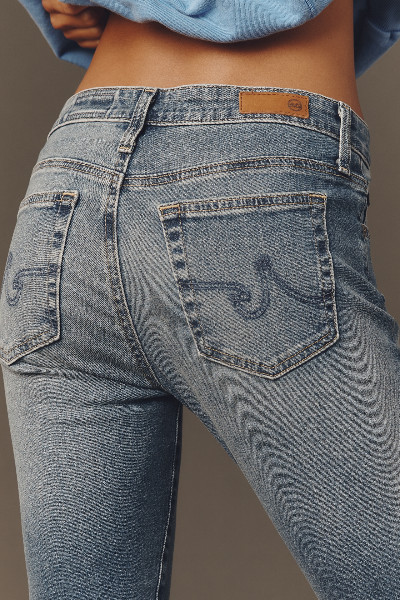 AG Farrah High-Rise Skinny Ankle Jeans