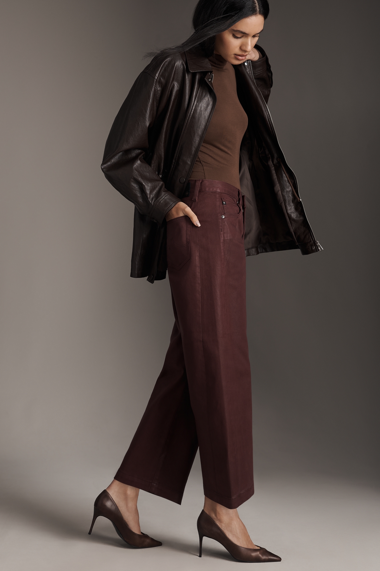 AG Hattie High-Rise Crop Barrel Jeans