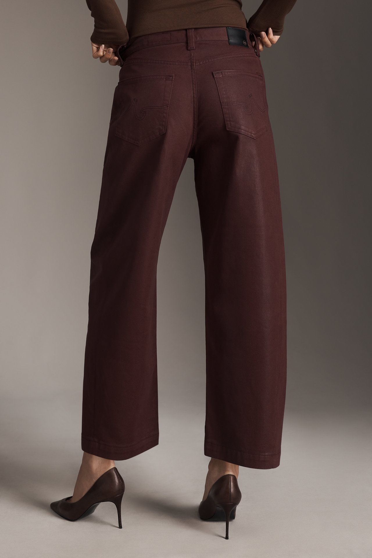 AG Hattie High-Rise Crop Barrel Jeans