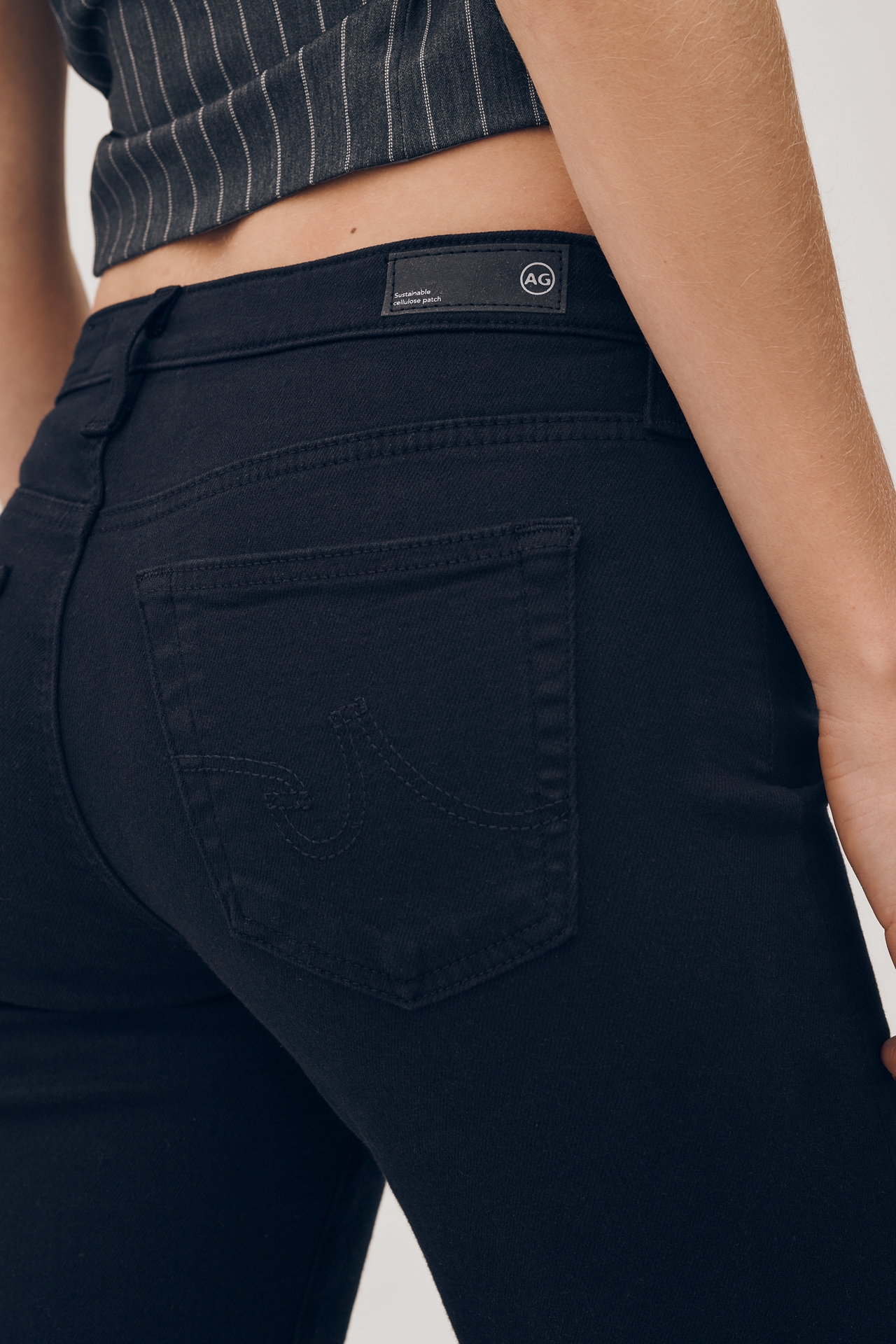 AG Angel Low-Rise Bootleg Jeans