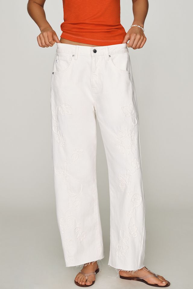 AG Hattie Crop High-Rise Tapered Jeans #2