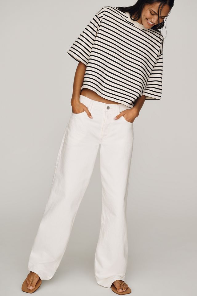AG Billie Low-Slung Vintage Straight-Leg Jeans #2