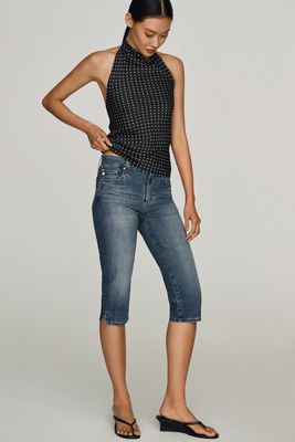 AG Maisie Mid-Rise Pedal Pusher Jeans