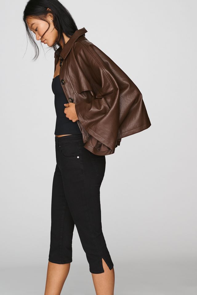 AG Maisie Mid-Rise Straight Cropped Jeans #1