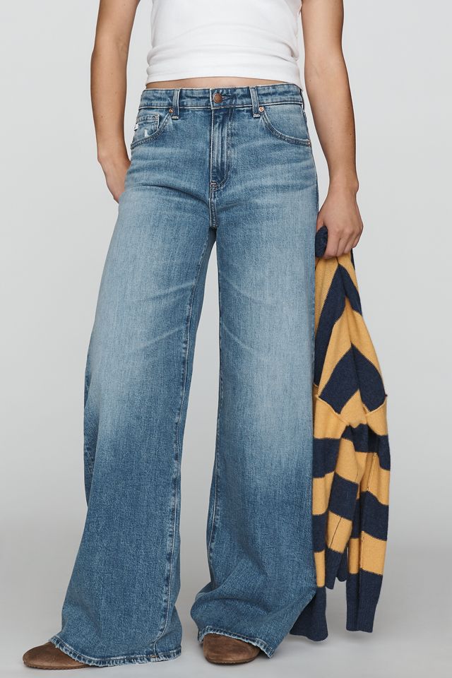 AG Saige Mid-Rise Wide-Leg Jeans #2