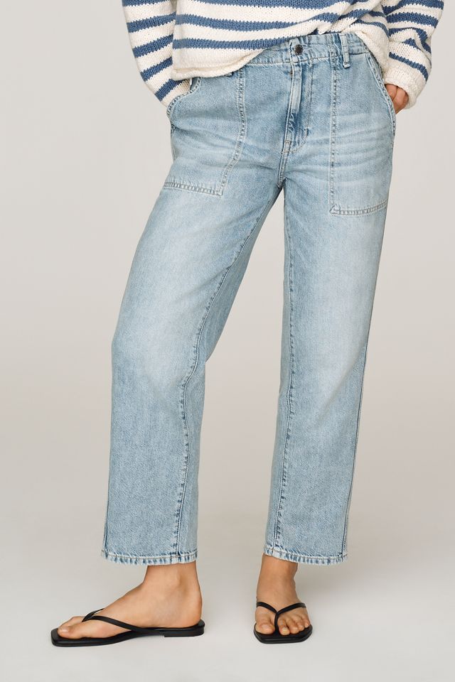 AG Jeans Analeigh Mid-Rise Straight-Leg Jeans #1