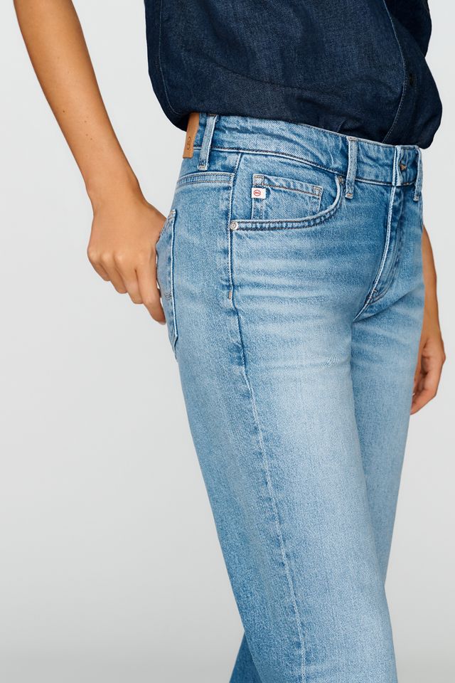 AG Jeans Sandra Low-Rise Straight-Leg Jeans #2