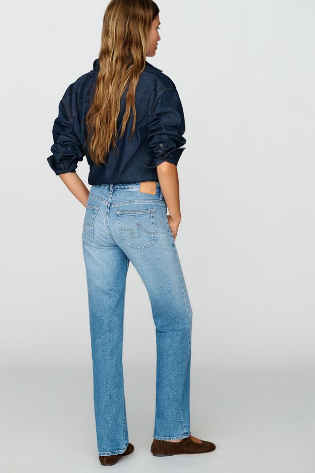 AG Jeans Sandra Low-Rise Straight-Leg Jeans #3