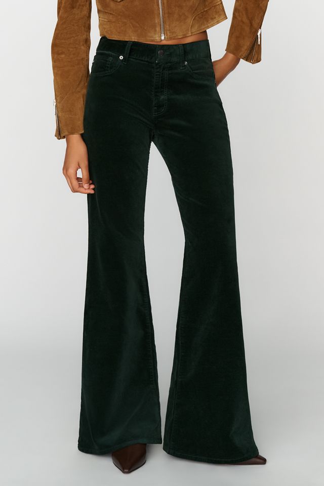 AG Jeans Georgie Velvet Mid Rise Flare Jeans #1