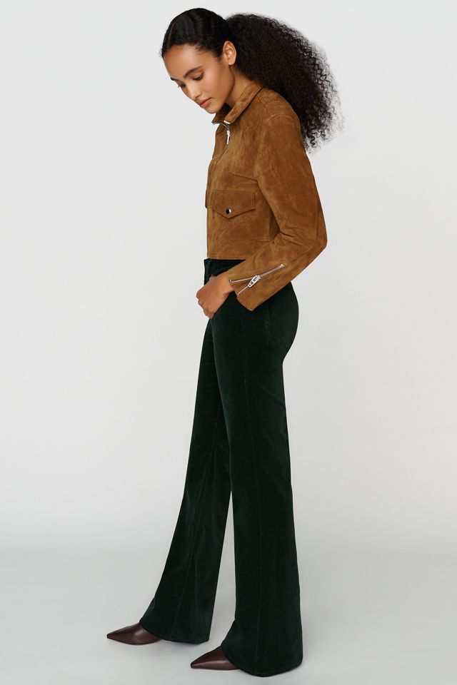 AG Jeans Georgie Velvet Mid Rise Flare Jeans #2