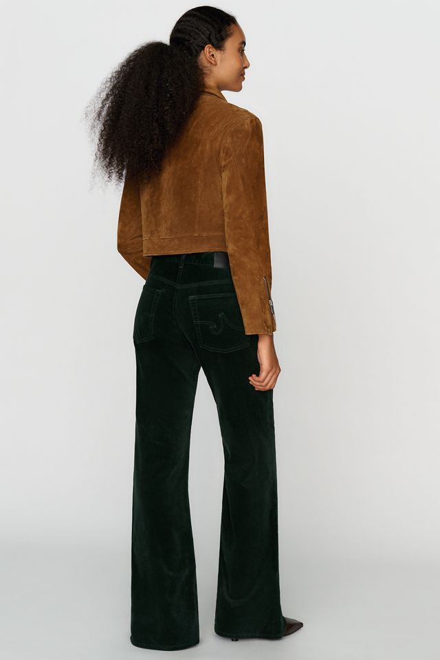 AG Jeans Georgie Velvet Mid Rise Flare Jeans #3