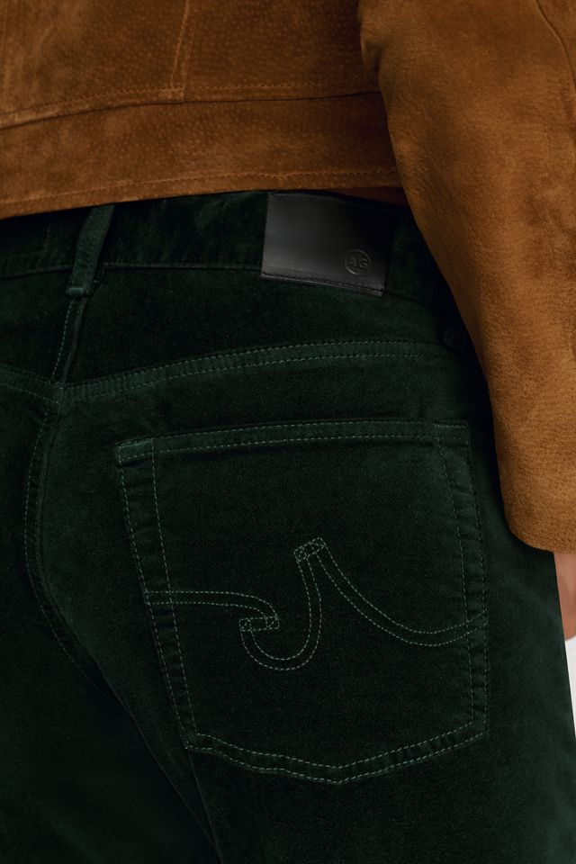 AG Jeans Georgie Velvet Mid Rise Flare Jeans #5