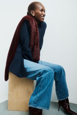 AG Adria Low Rise Wide Leg Jeans