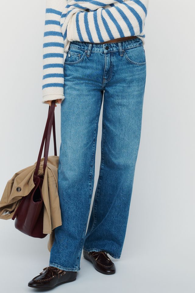 AG Adria Low Rise Wide Leg Jeans #2