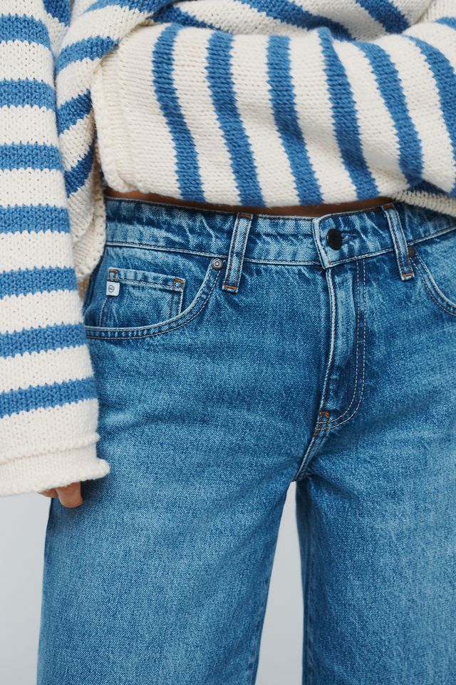 AG Adria Low Rise Wide Leg Jeans #4