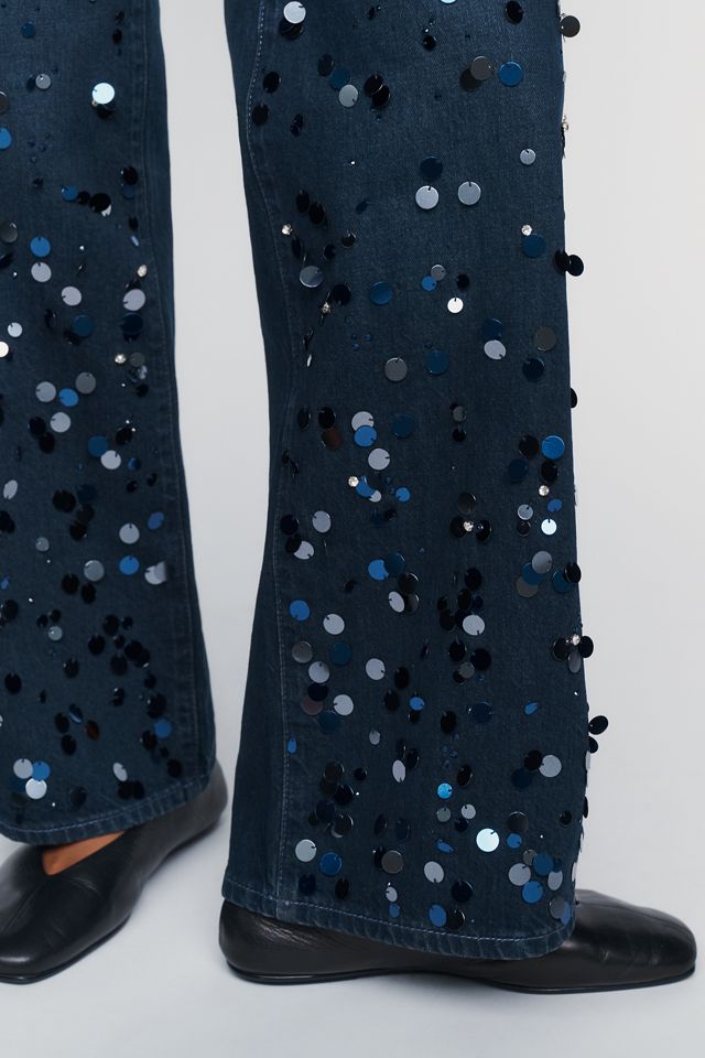 AG Jeans Adria Low Rise Wide Leg Jeans  #2