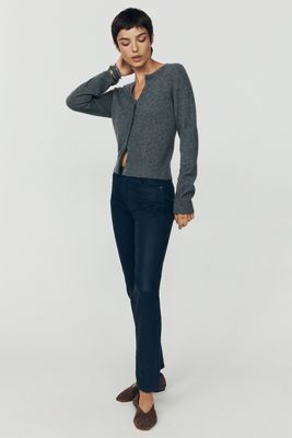 AG Mari Mid-Rise Straight-Leg Jeans