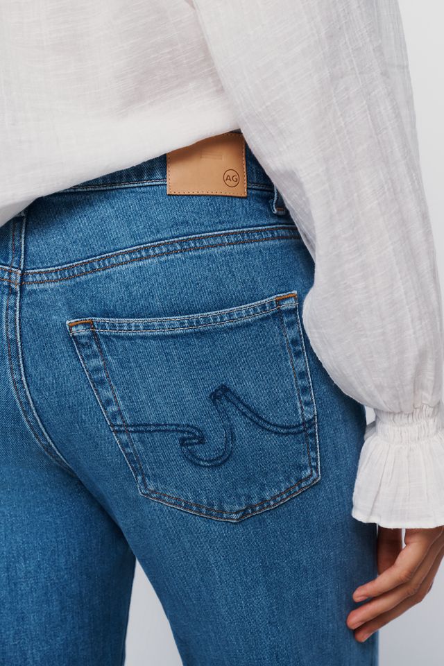 AG Brinley Mid-Rise Straight-Leg Jeans #2