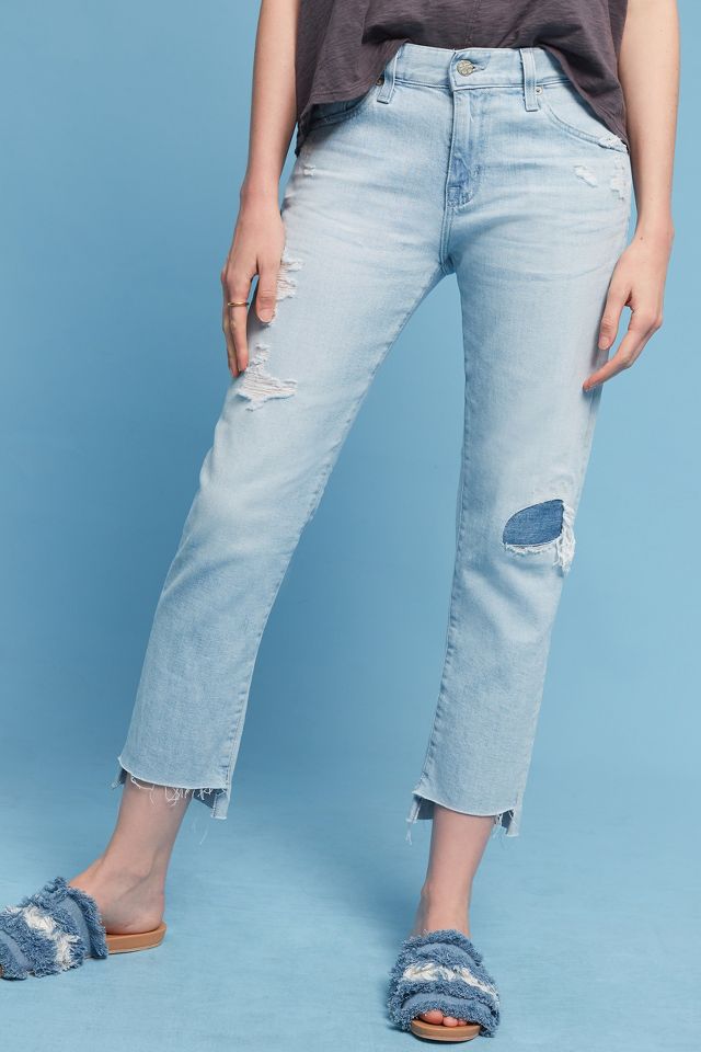 ag the ex boyfriend mid rise slim ankle jeans