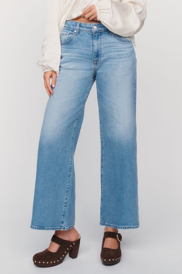 AG Jeans Petite Saige Mid Rise Wide Leg Jeans #1