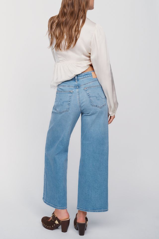 AG Jeans Petite Saige Mid Rise Wide Leg Jeans #3