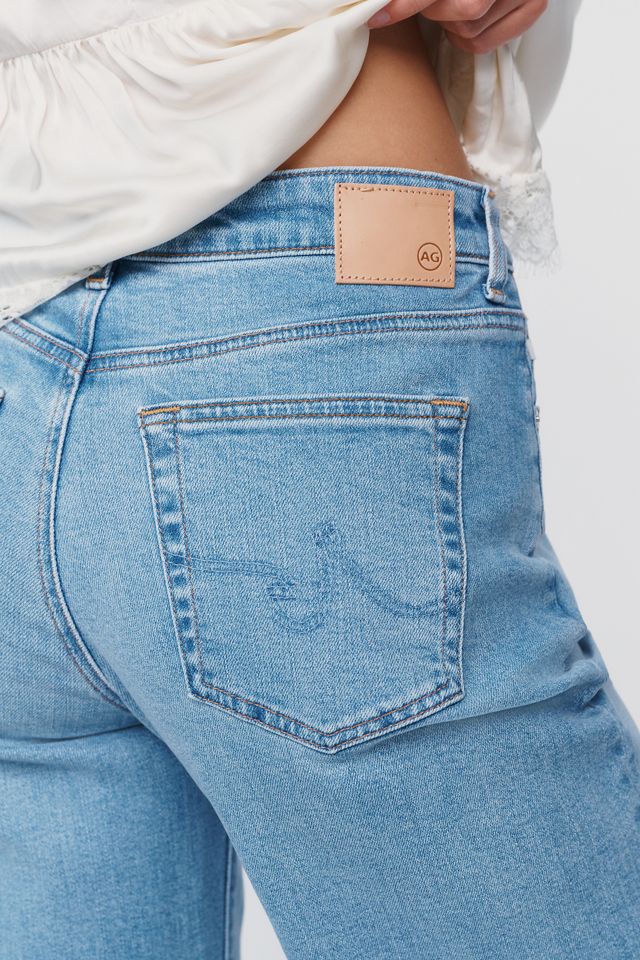 AG Jeans Petite Saige Mid Rise Wide Leg Jeans #4