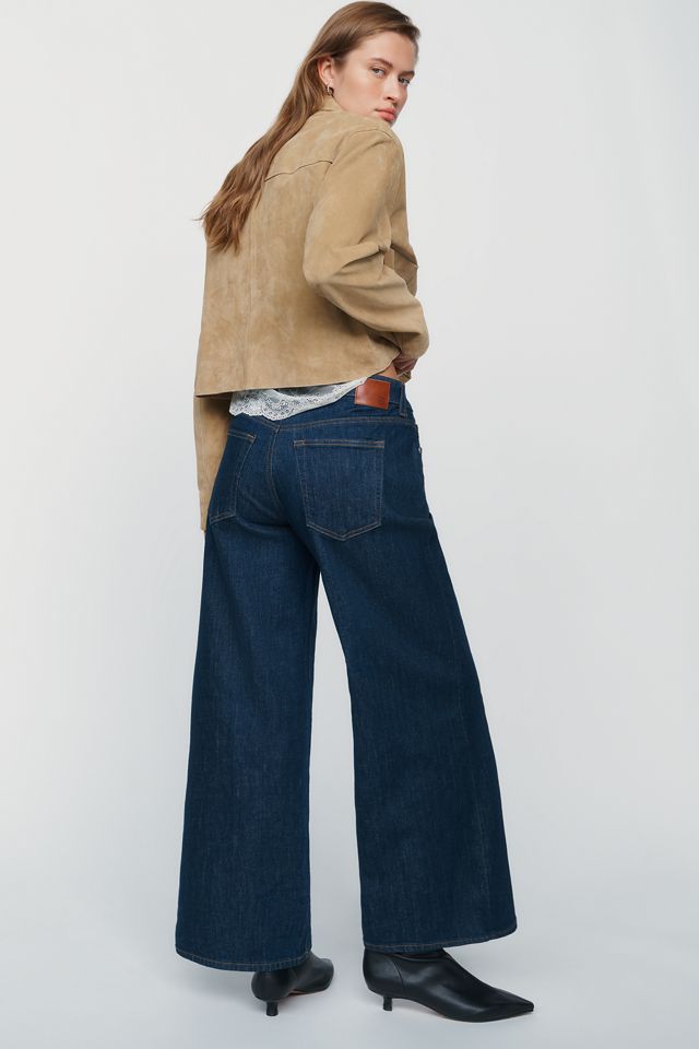 AG Jeans Petite Saige Mid Rise Wide Leg Jeans #3