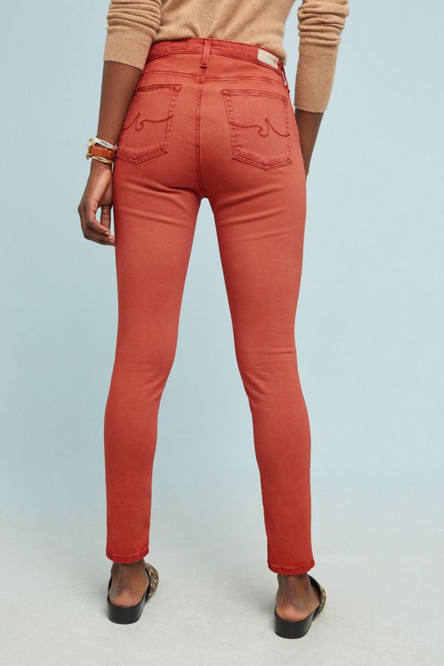 AG The Abbey Sateen High-Rise Skinny Ankle Jeans #5