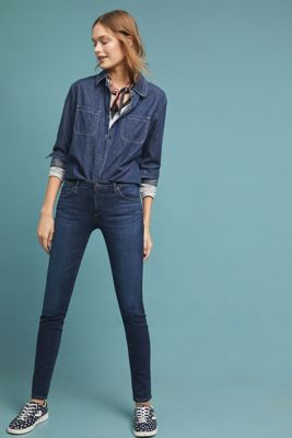 AG The Low-Rise Denim Leggings