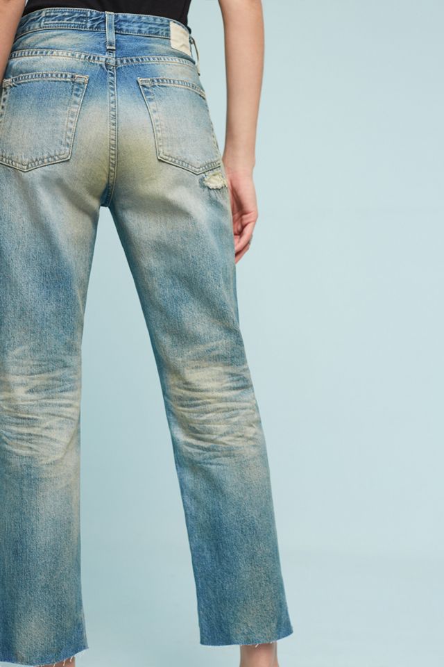 AG The Phoebe Ultra High-Rise Straight Cropped Jeans #2