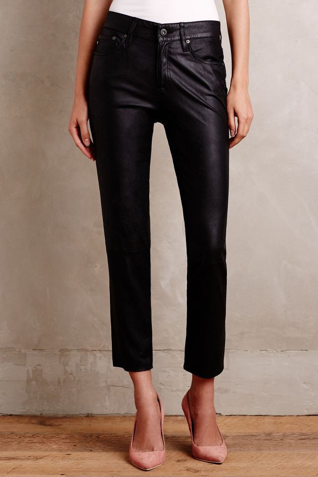 AG Beau Leather Jeans