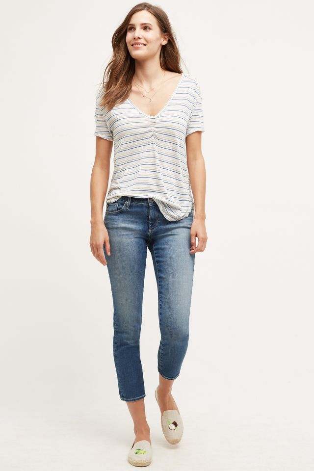 Low rise best sale capri jeans