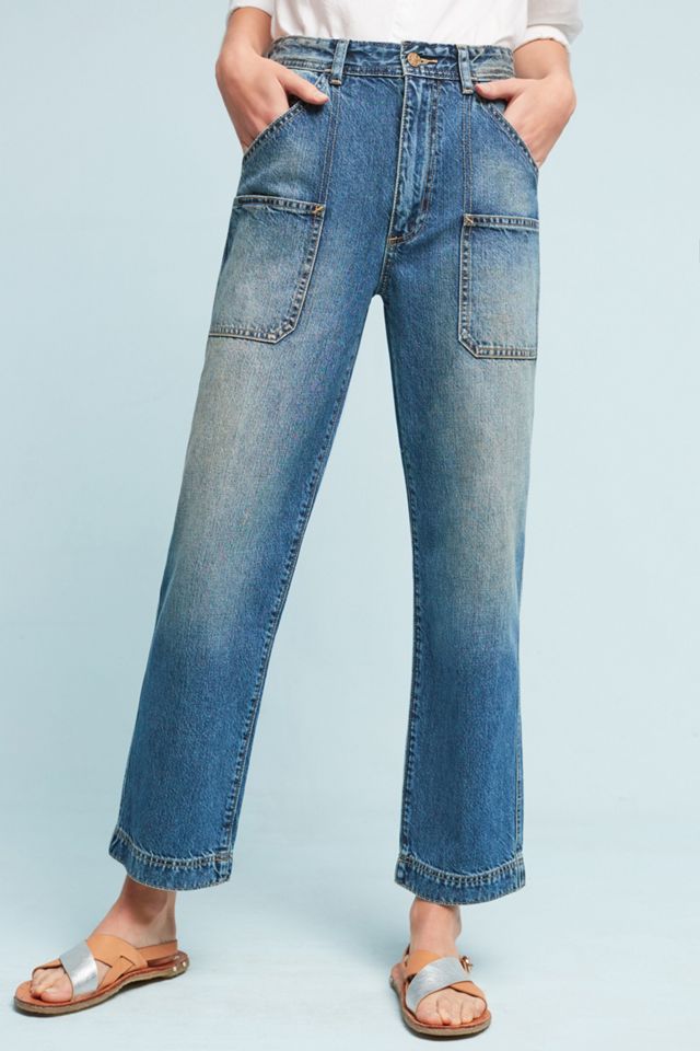 AG The Cody Ultra High-Rise Relaxed Cropped Jeans #1