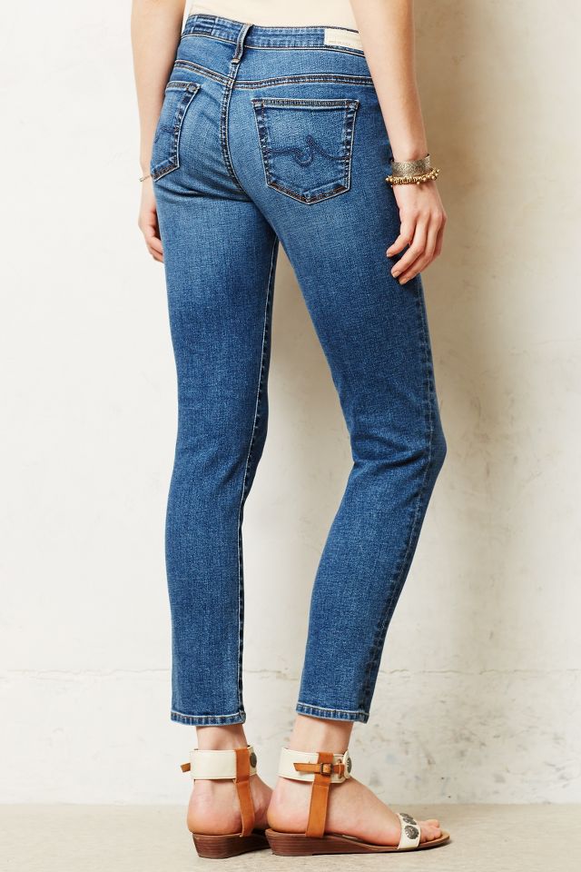 ANTHROPOLOGIE AG Distressed online Stevie Slim Straight Ankle Jeans Size 26