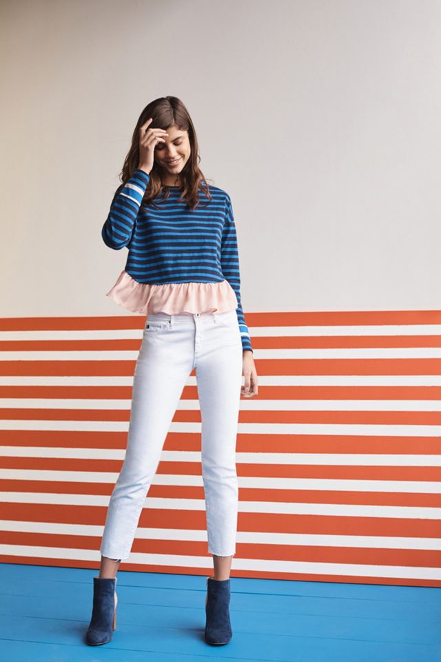 AG Stevie Mid-Rise Skinny Cropped Jeans #5