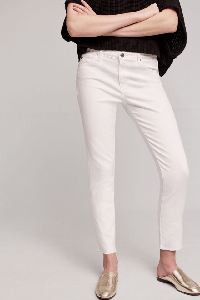 AG Stevie Mid-Rise Skinny Cropped Jeans #1