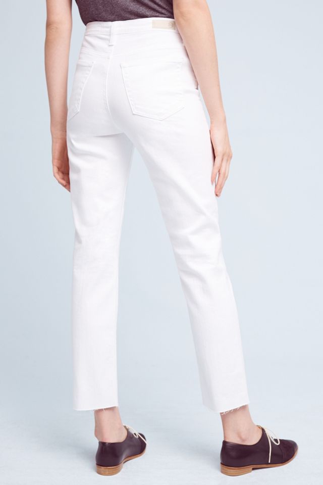 AG The Isabelle High-Rise Straight Cropped Jeans #4