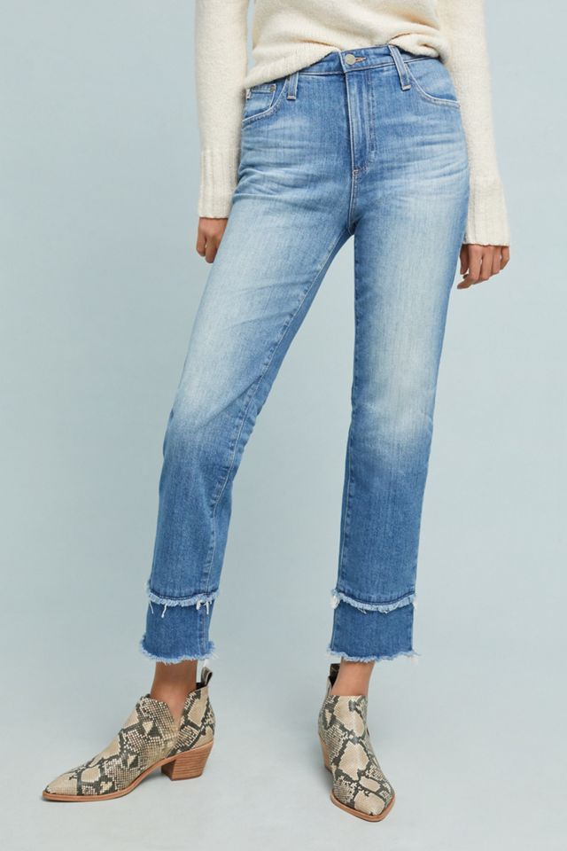 AG The Isabelle High-Rise Straight Cropped Jeans #2
