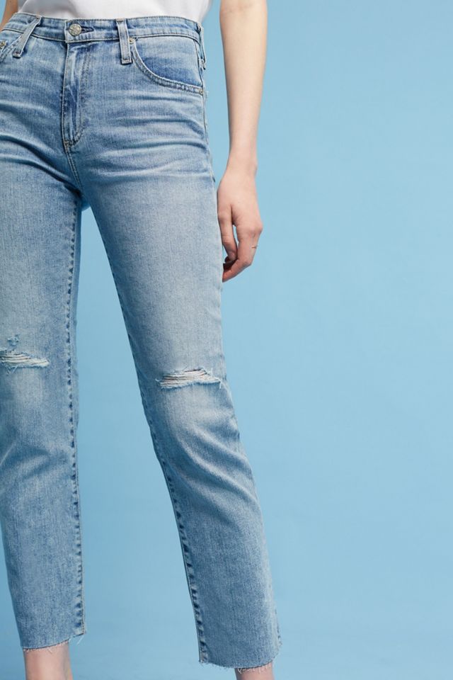 AG The Isabelle High-Rise Straight Cropped Jeans #2