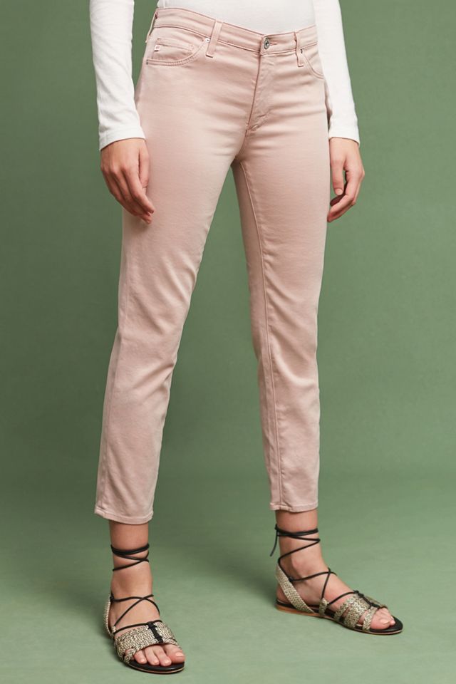 AG Prima Mid-Rise Sateen Skinny Ankle Jeans #1