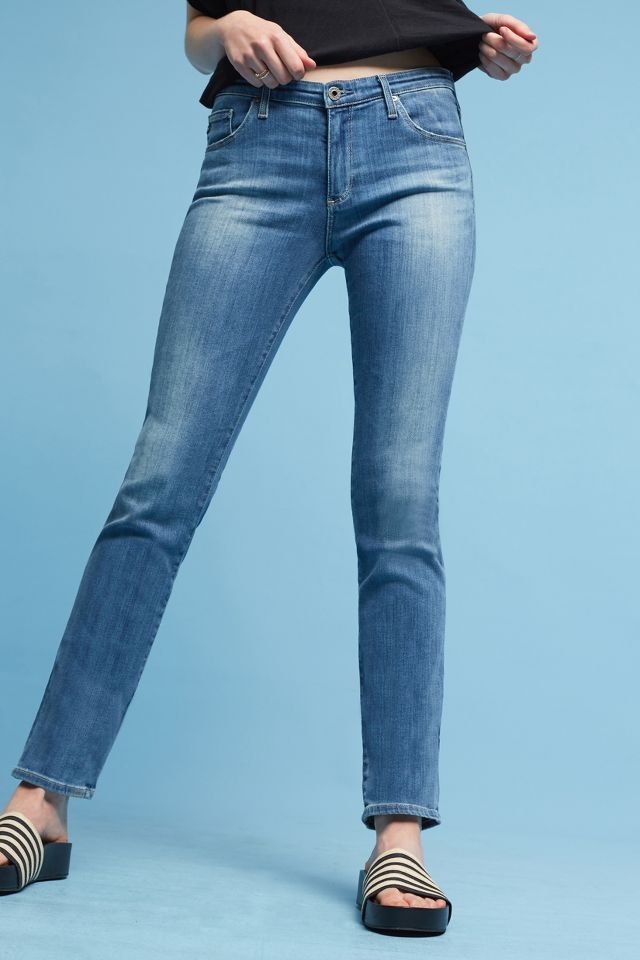 AG The Harper Mid Rise Straight Jeans