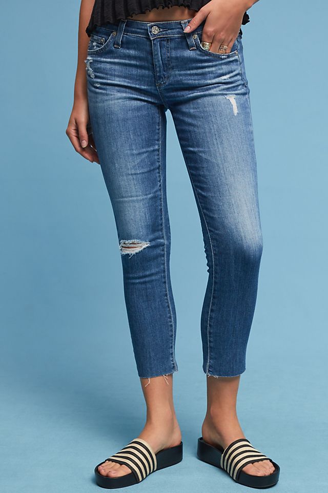 ag the stilt roll up cigarette Roll Up Jeans 25 Fabric AG Womens The Stilt Roll
